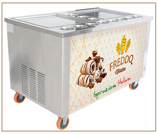 helado frito